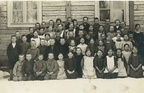Makarin kansakoululaiset 23.3.1925 etur. 4's oik. Aino Heinonen